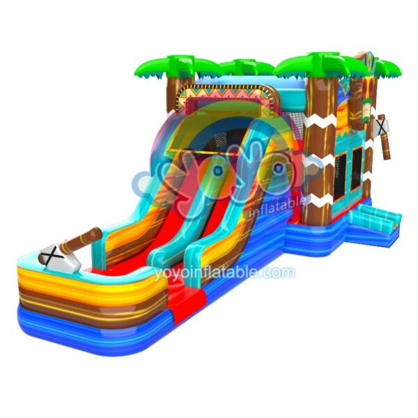 Ancient Tribe Wet Dry Combo Bounce House YY-WCO250315 (1)