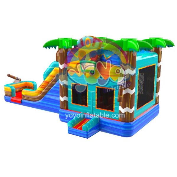 Ancient Tribe Wet Dry Combo Bounce House YY-WCO250315 (2)
