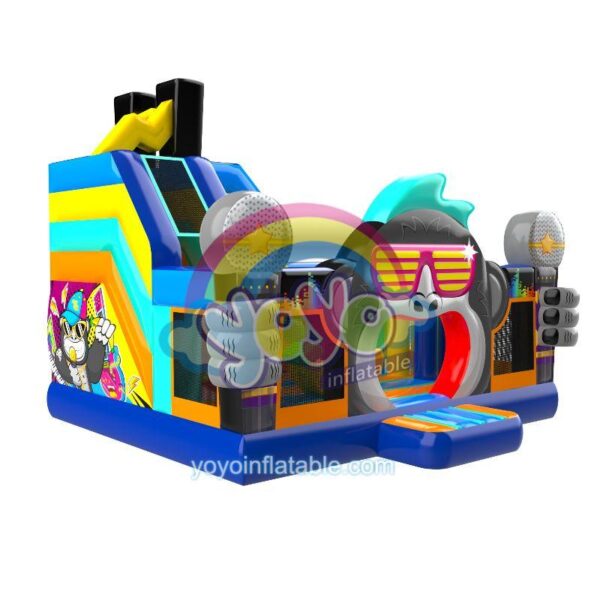 Rock Chimpanzees Inflatable Combo Bounce House YY-CO250436 (2)