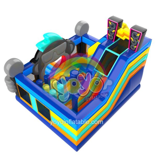 Rock Chimpanzees Inflatable Combo Bounce House YY-CO250436 (3)