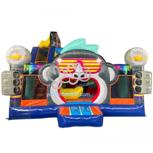Rock Chimpanzees Inflatable Combo Bounce House YY-CO250436