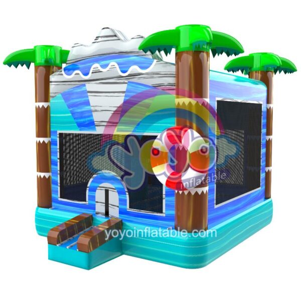 Summer Beach Marble Inflatable Bounce House YY-BO250313 (1)