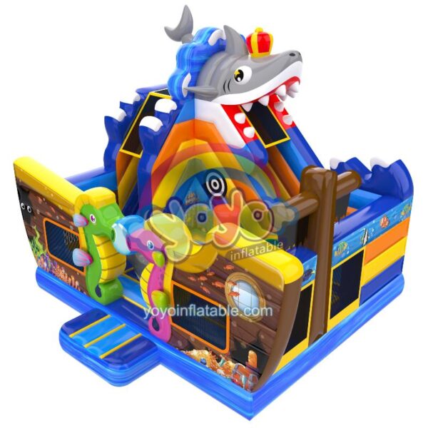 Undersea Kingdom Bounce House Slide Combo YY-CO250331 (1)
