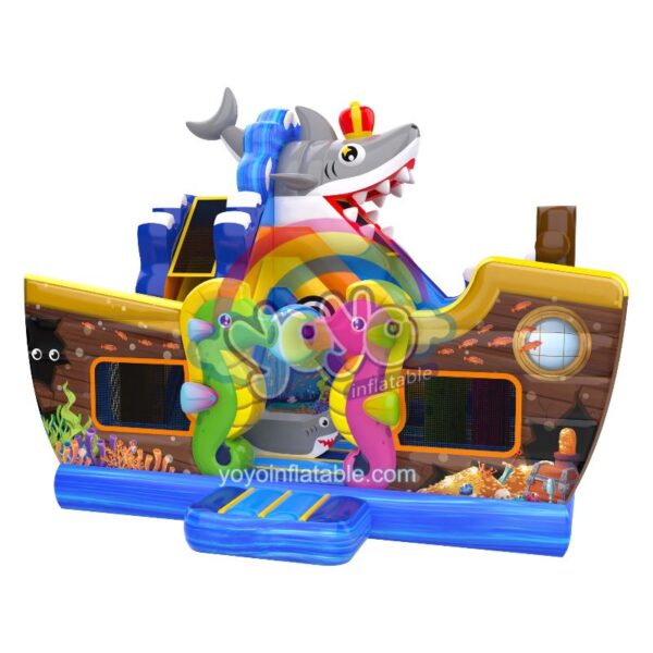 Undersea Kingdom Bounce House Slide Combo YY-CO250331 (2)