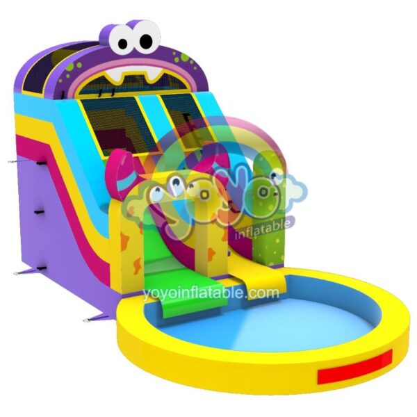 Commercial Monster Themed Inflatable Water Slide YY-WSL250424 (3)