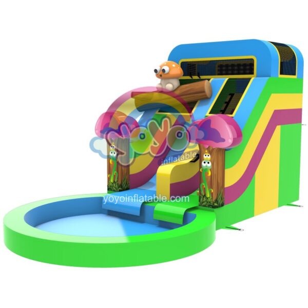 Inflatable Magic Forests Commercial Water Slide YY-WSL250433 (1)