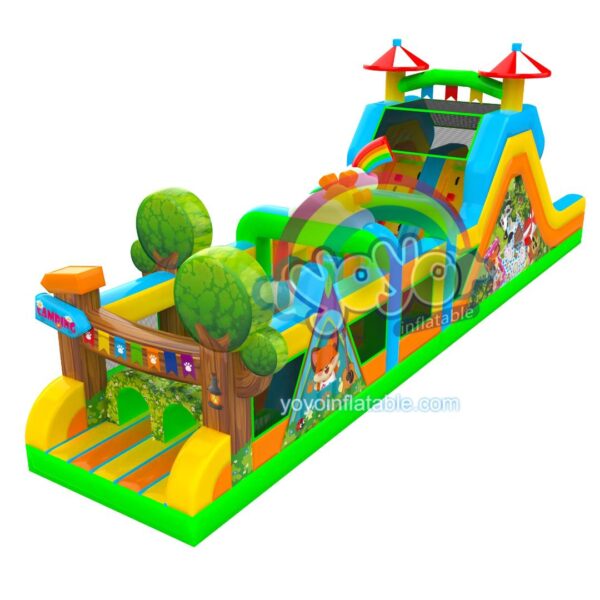 Camping Time Inflatable Obstacle Course Jumper YY-OB250724 (1)