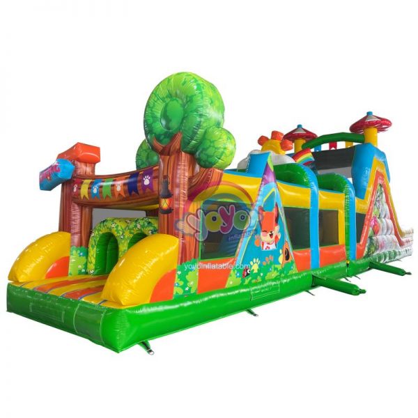 Camping Time Inflatable Obstacle Course Jumper YY-OB250724