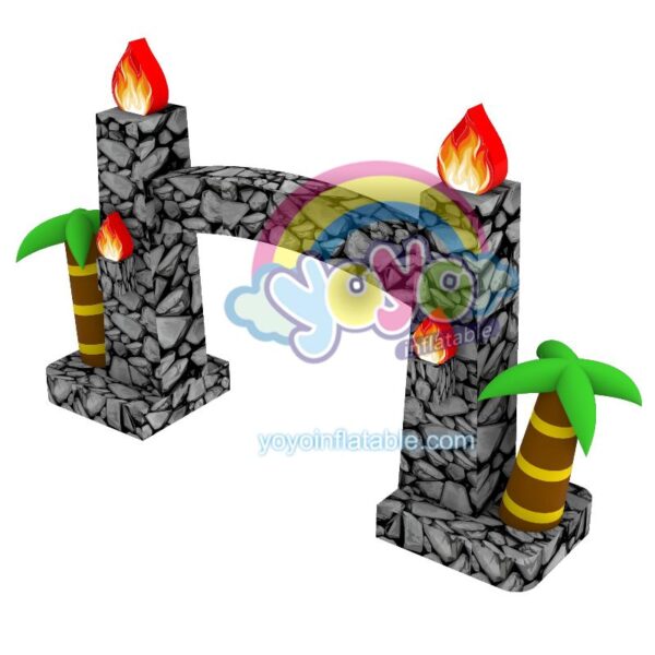 Primeval Forest Entrance Big Inflatable Arch YY-AR250503 (1)