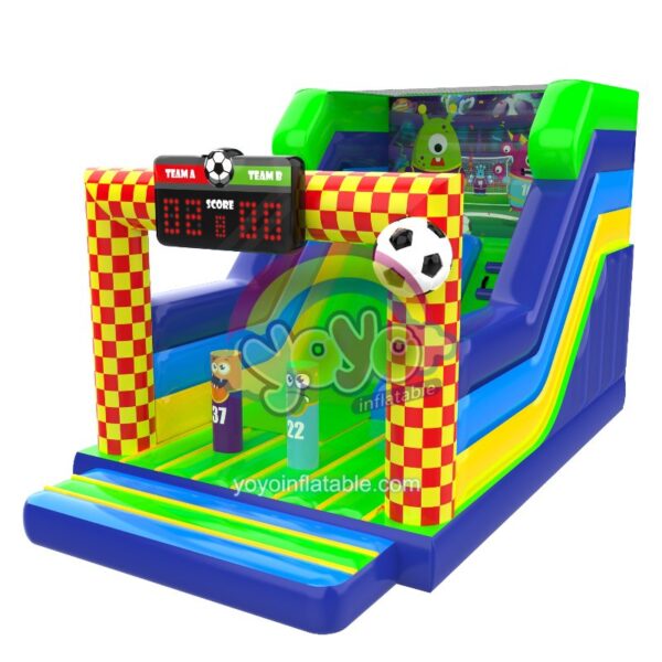 Star Football Commercial Dry Inflatable Slide YY-SL250929 (1)