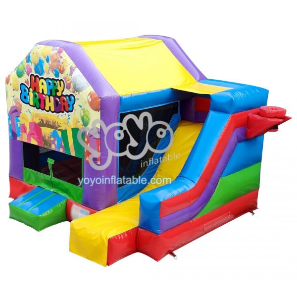 Themed Banner Inflatable Bounce House Slide Combo YY-CO250434 (1)