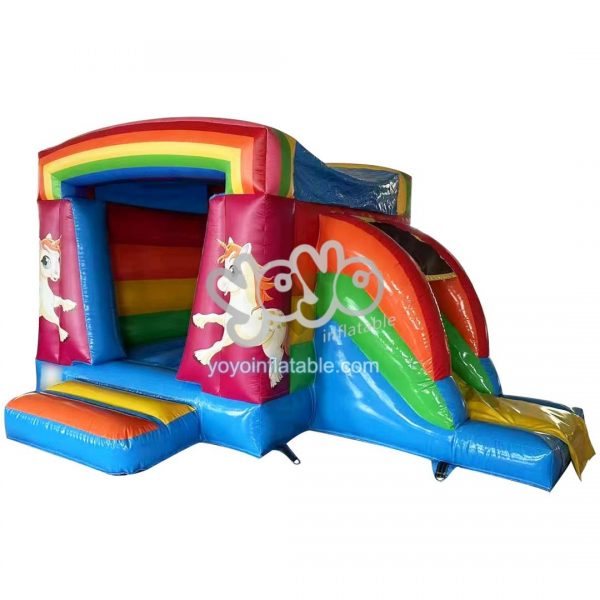 Unicorn Small Inflatable Bounce House Slide Combo YY-CO250741 (1)