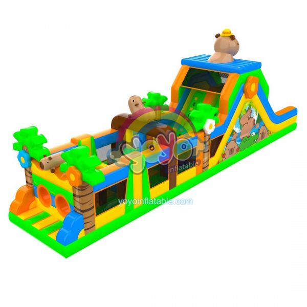 Capybara Inflatable Obstacle Course Jumper YY-OB251135 (1)