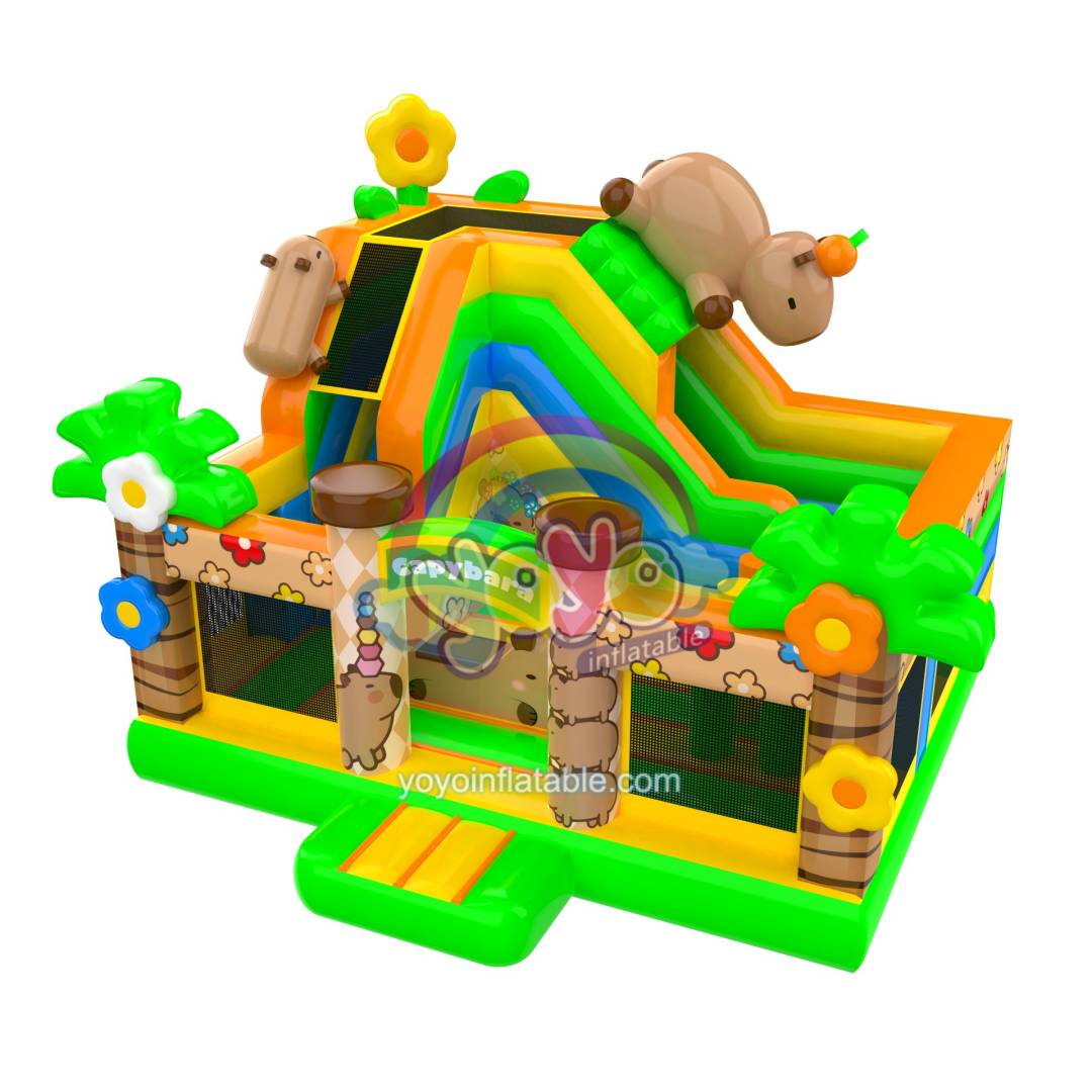 Capybara Small Inflatable Combo Bounce House YY-CO251156 (1) Capybara Small Inflatable Combo Bounce House YY-CO251156 (1)