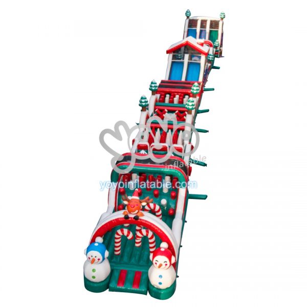 Christmas Big Inflatable Obstacle Course Jumper YY-NON19028-B (1)