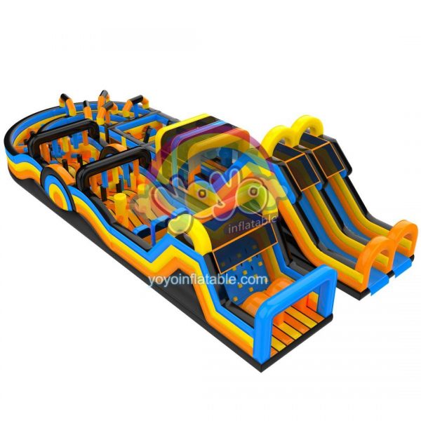 U-Shaped Inflatable Obstacle Course Bounce House YY-OB251030 (1)