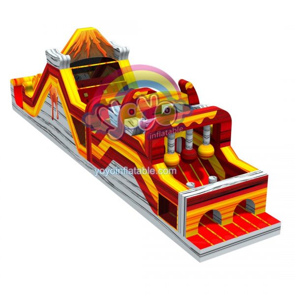 Volcano Inflatable Obstacle Course Bounce House YY-OB251134 (1)