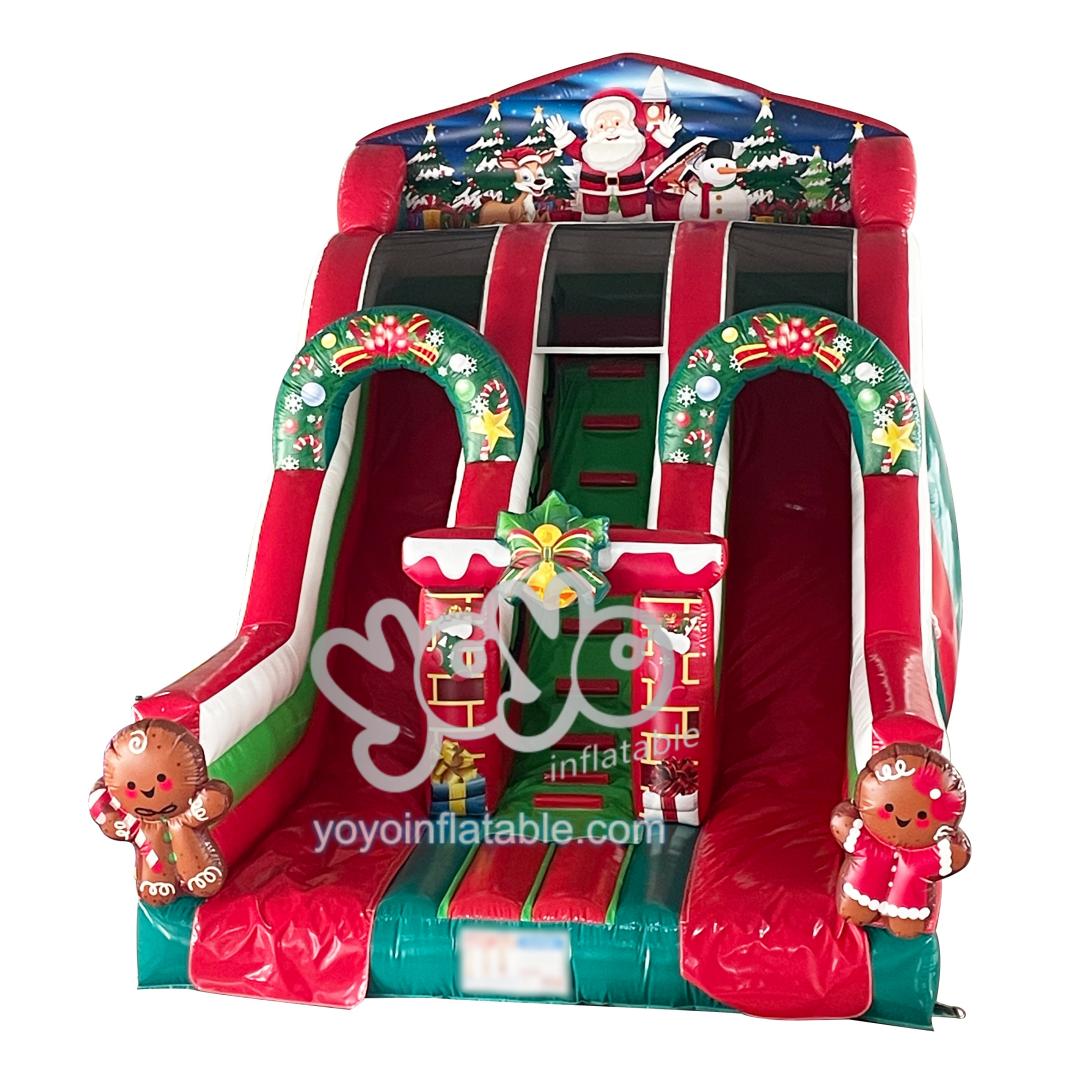 Christmas Commercial Double Lane Inflatable Slide YY-SL250822 (1) Christmas Commercial Double Lane Inflatable Slide YY-SL250822 (1)
