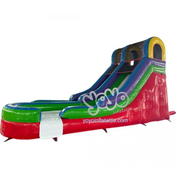Commercial Rainbow Single Lane Inflatable Slide YY-SL250317 (1)