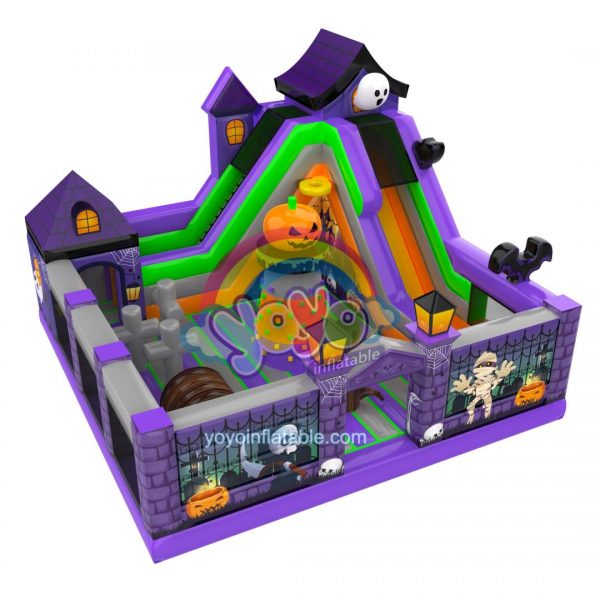 Halloween Commercial Small Inflatable Theme Park YY-BP251224 (1)