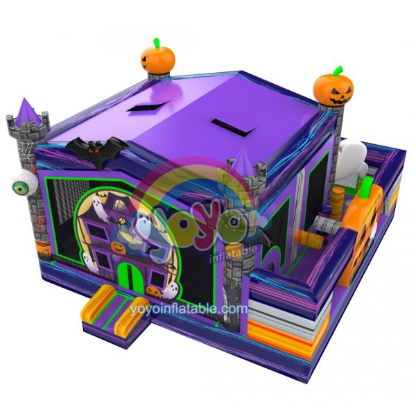 Halloween Large Marble Inflatable Bounce House YY-BO251219 (1)