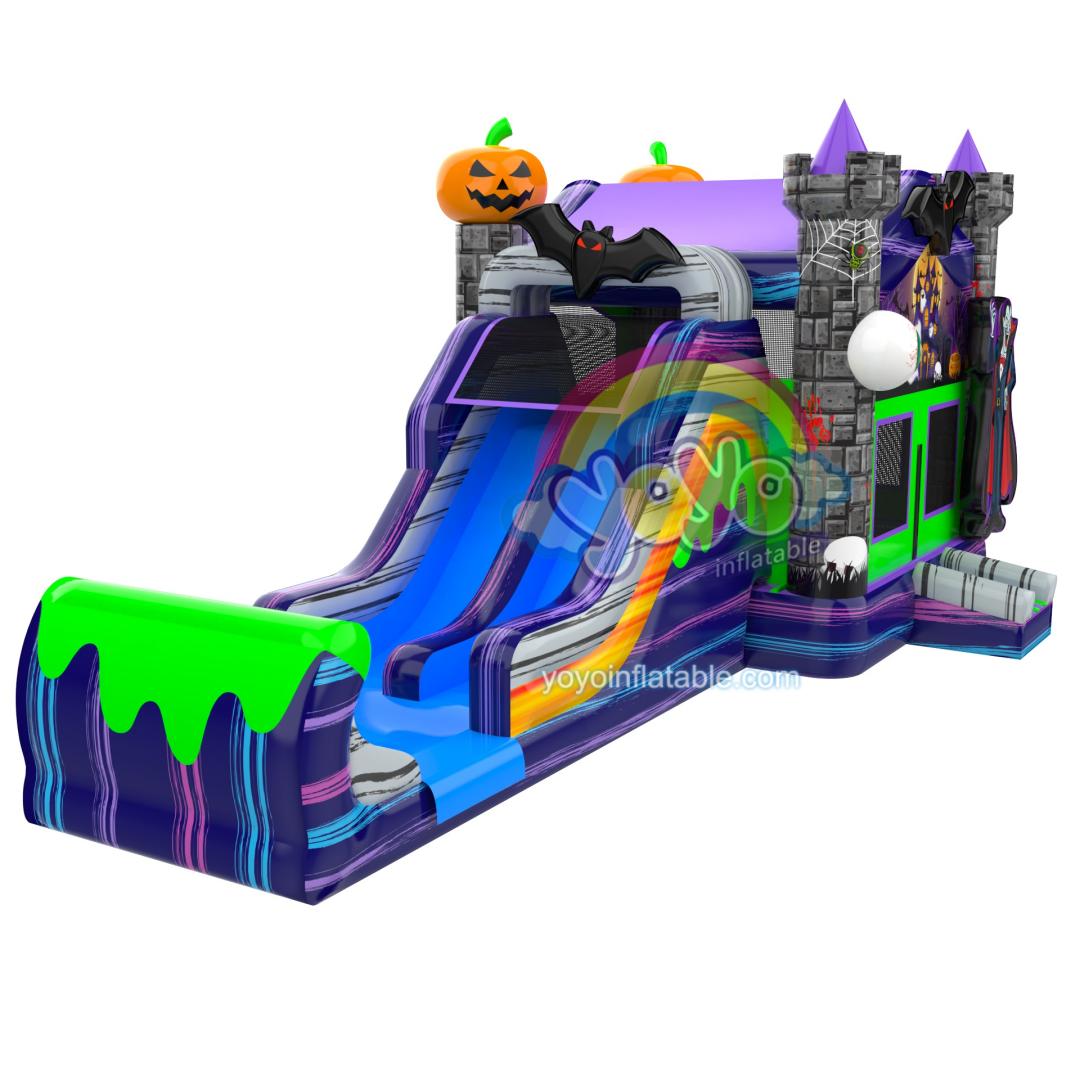 Halloween Marble Wet Dry Combo Bounce House YY-WCO251219 (1) Halloween Marble Wet Dry Combo Bounce House YY-WCO251219 (1)