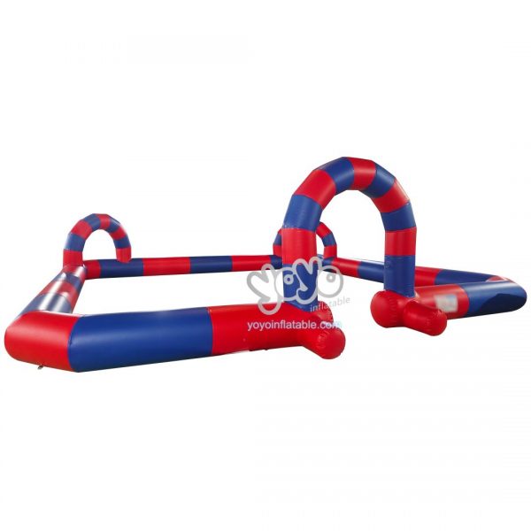 30ft Red Blue Big Tube Inflatable Racing Track YY-SP250413 (1)