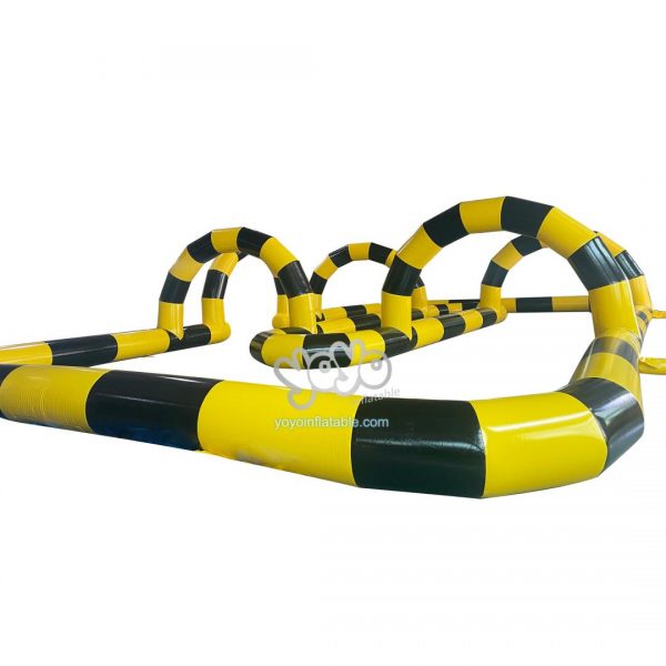 65ft Outdoor Yellow Black Inflatable Racing Track YY-SP250411 (1)