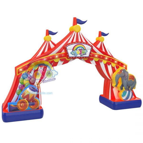 Circus Entrance Commercial Grade Inflatable Arch YY-AD260327 (1)