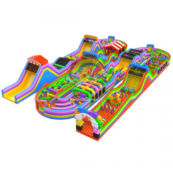 Circus Huge Outdoor Inflatable Obstacle Course YY-OB260342 (1)