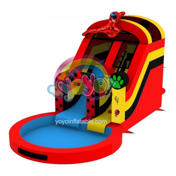 Ladybug Girl Inflatable Commercial Water Slide YY-WSL251149 (1)