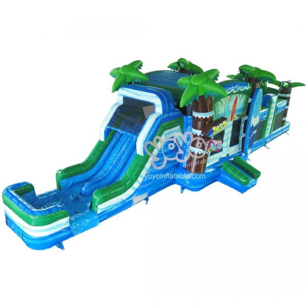 Pier Beach Marble Water Inflatable Obstacle Course YY-OB251236 (1)