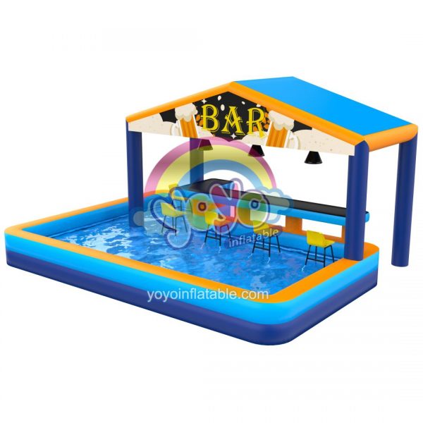 20ft Outdoor Commercial Inflatable Airtight Pool Bar YY-PL241102 (1)