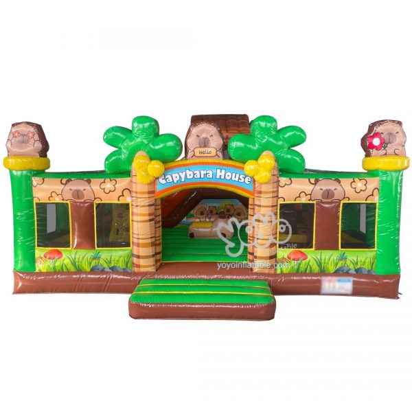 Capybara House Commercial Small Inflatable Theme Park YY-BP260129 (1)