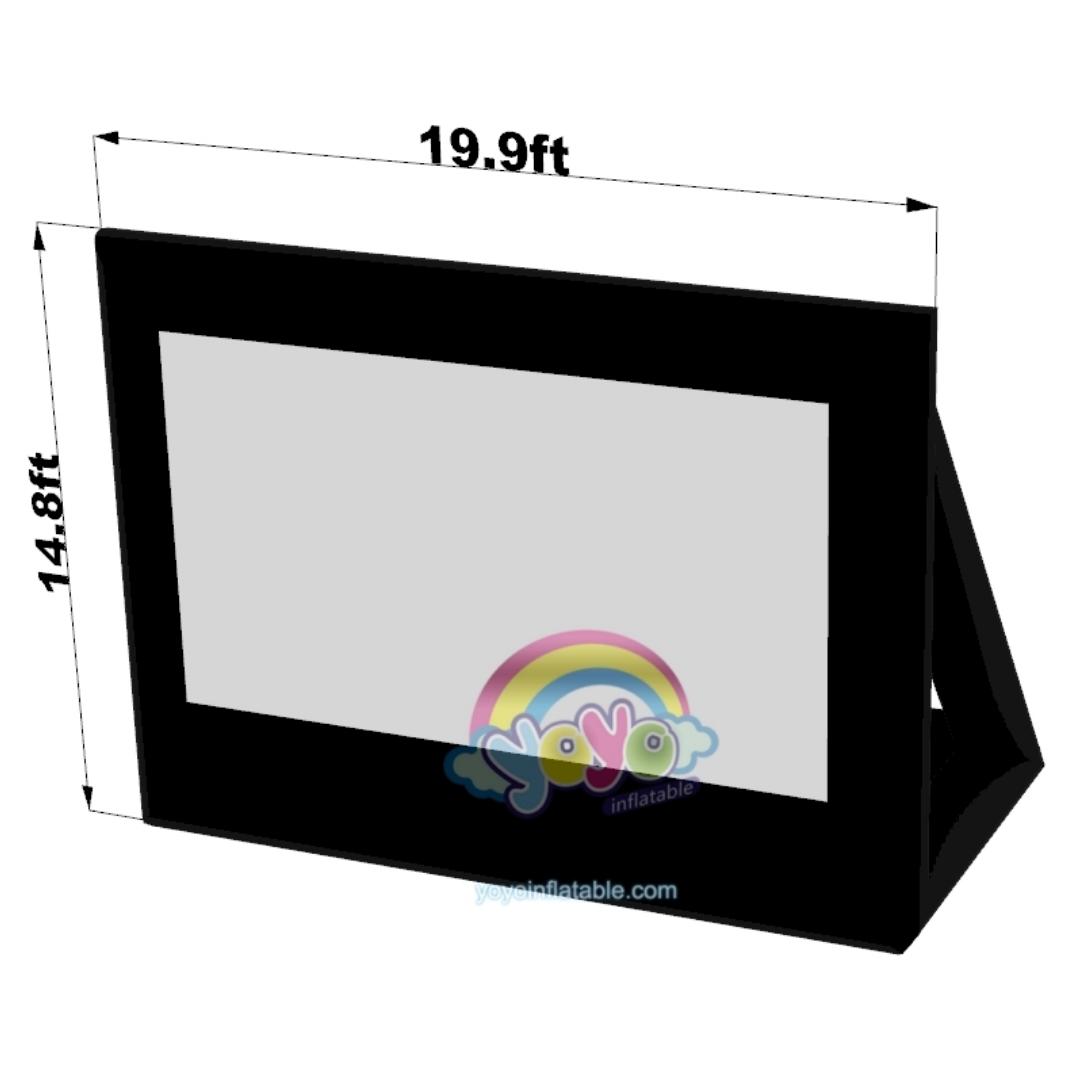 Commercial Huge Outdoor Inflatable Movie Screen YY-AD260434-B Commercial Huge Outdoor Inflatable Movie Screen YY-AD260434-B