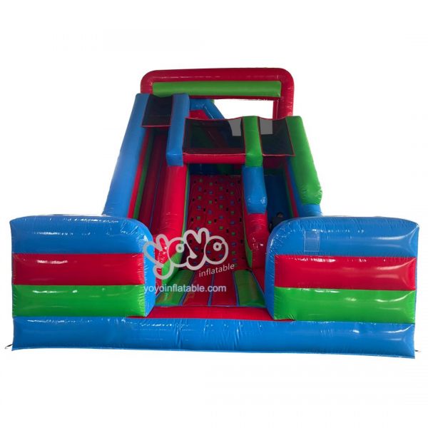 Double Lanes 3 Colors Dry Climbing Inflatable Slide YY-SL251131 (1)
