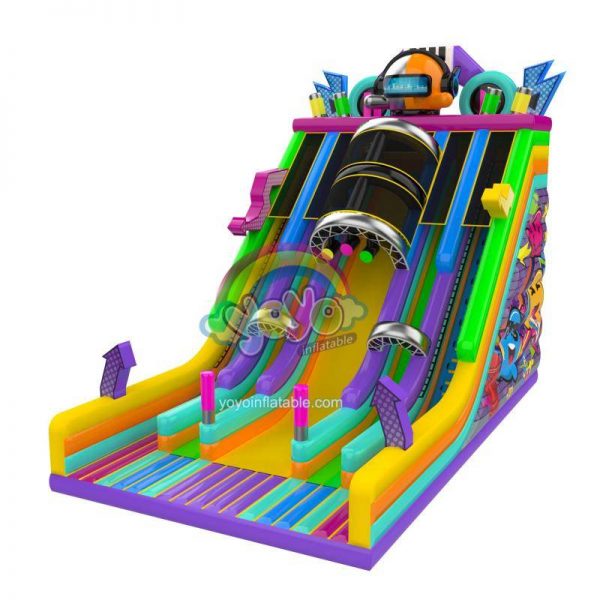 Crazy Party Commercial Big Inflatable Dry Slide YY-SL260544 (1)