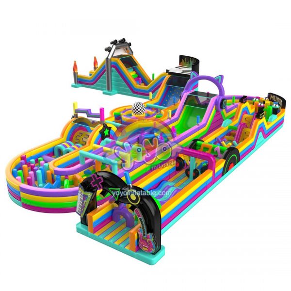 Crazy Party Giant Inflatable Obstacle Course Bounce House YY-OB260546 (1)