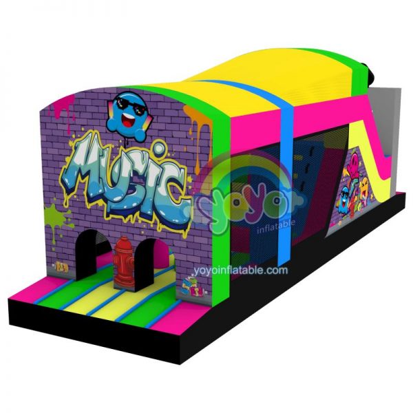 Crazy Party Small Inflatable Obstacle Course Jumper YY-OB260651-D (1)