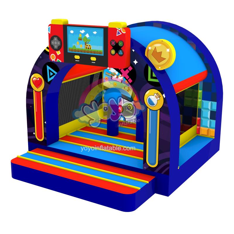 Game World Small Commercial Inflatable Bounce House YY-BO260623-C (1) Game World Small Commercial Inflatable Bounce House YY-BO260623-C (1)