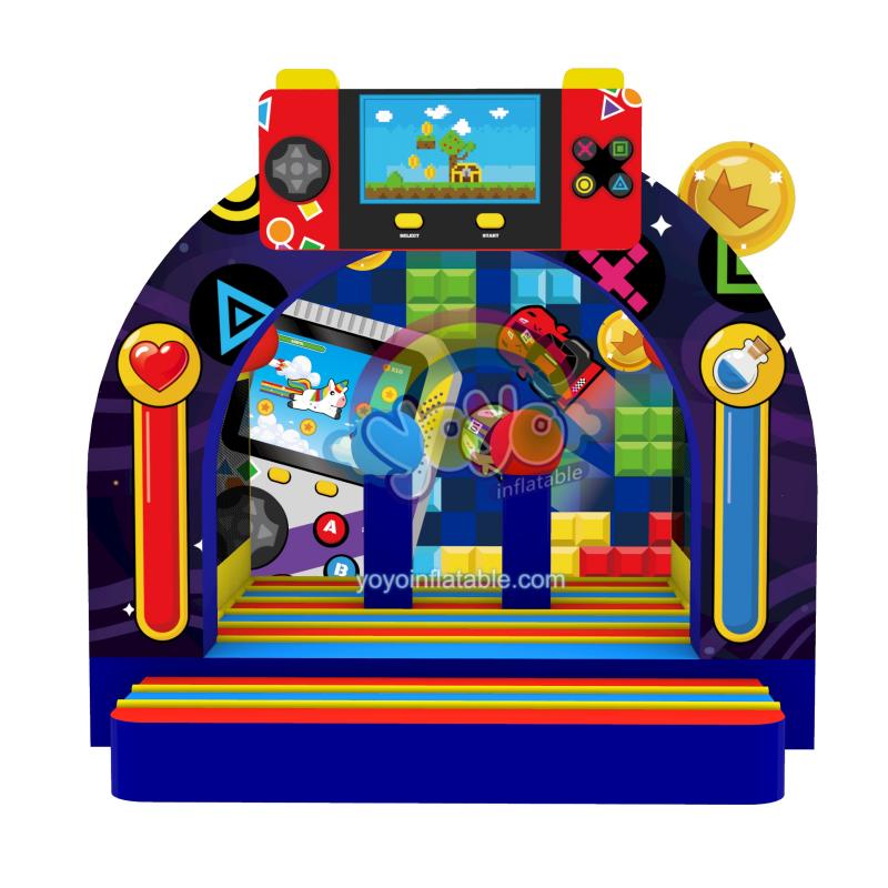 Game World Small Commercial Inflatable Bounce House YY-BO260623-C (2) Game World Small Commercial Inflatable Bounce House YY-BO260623-C (2)