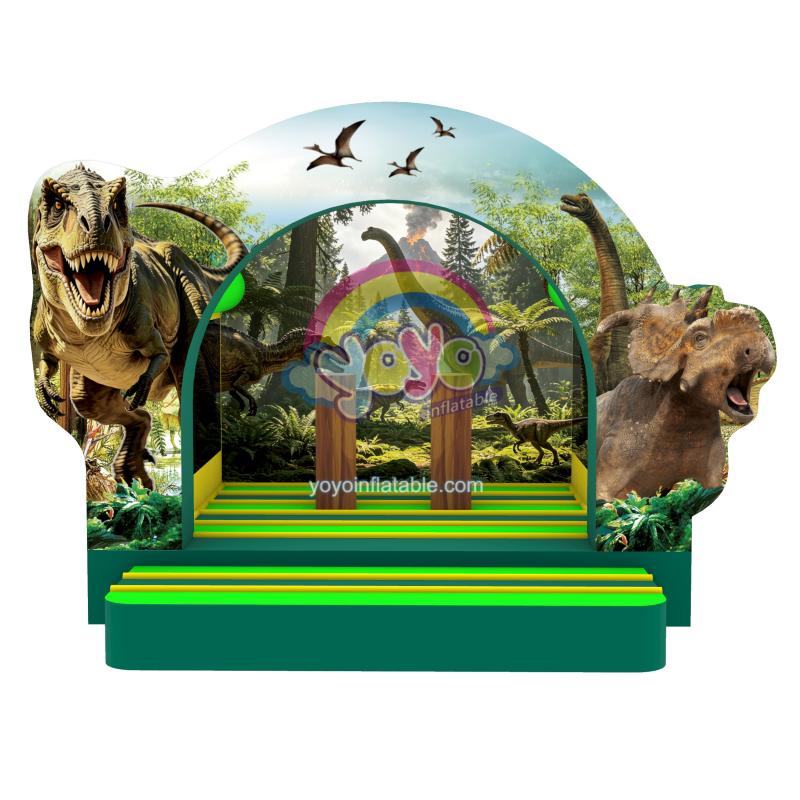 Jurassic Commercial Small Inflatable Bounce House YY-BO260623-D (2) Jurassic Commercial Small Inflatable Bounce House YY-BO260623-D (2)
