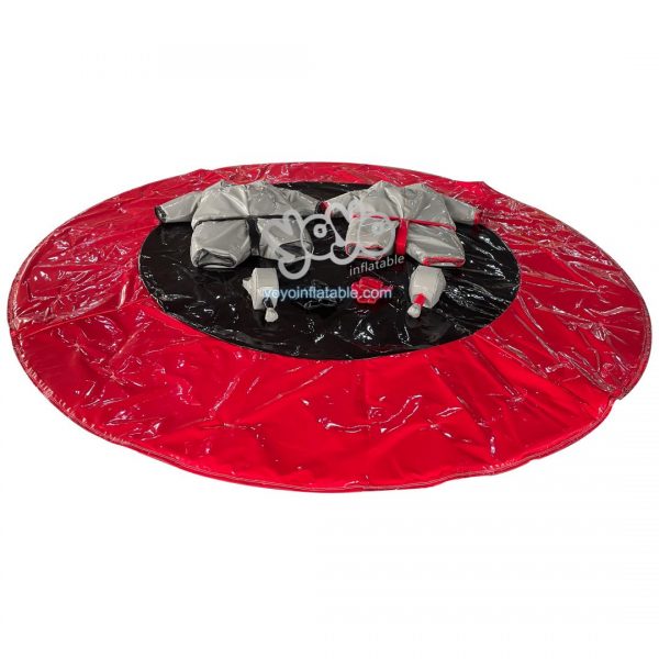 Red & Black Sumo Mat with Two Set Inflatable Clothes YY-SP260159-B (1)