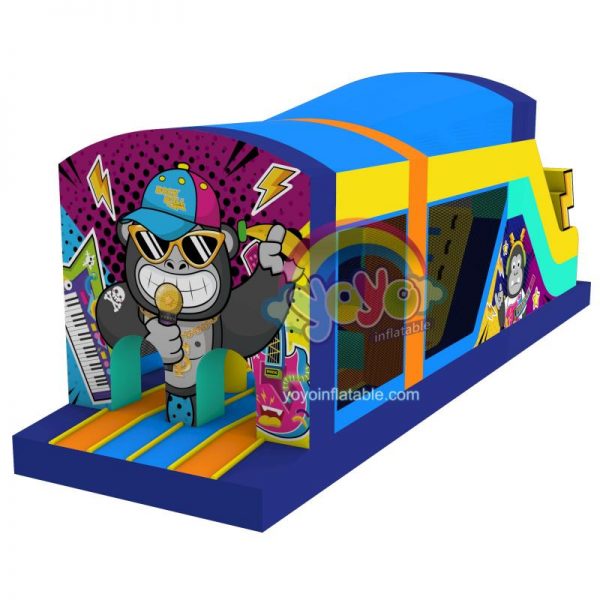 Rock Gorilla Commercial Small Inflatable Obstacle Course YY-OB260651-E (1)
