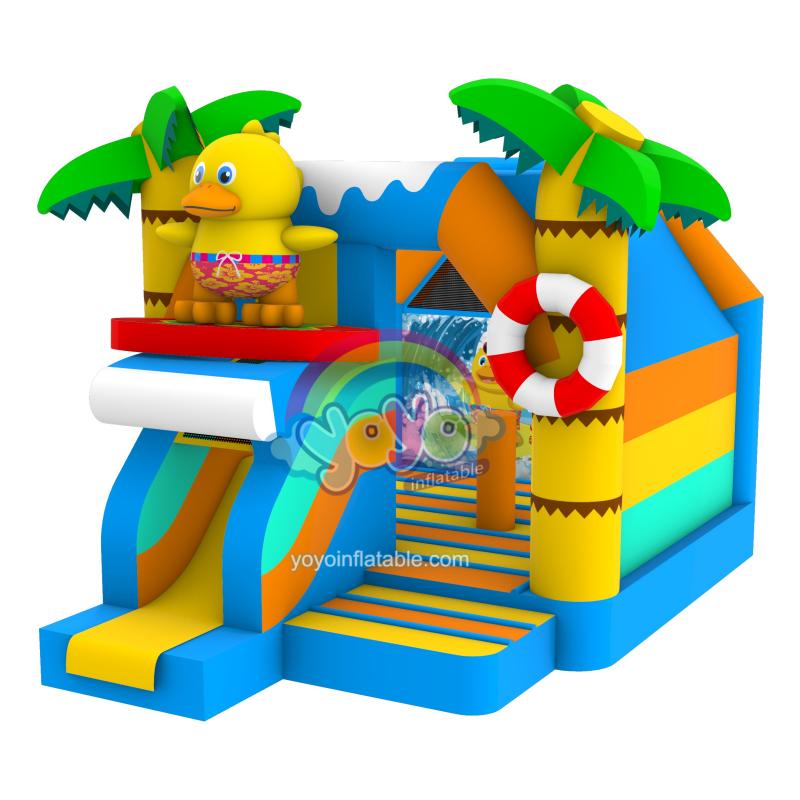 Surfing Duck Inflatable Bounce House Slide Combo YY-CO260686-A (1) Surfing Duck Inflatable Bounce House Slide Combo YY-CO260686-A (1)
