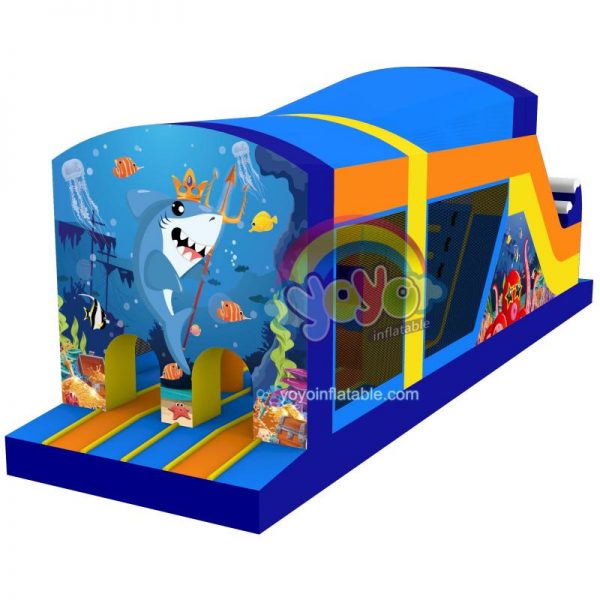 Undersea Kingdom Small Inflatable Obstacle Course YY-OB260651-B (1)