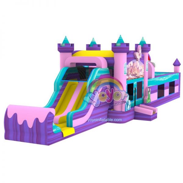 Dream Castle Marble Wet Dry Inflatable Obstacle Course YY-OB260852-B (1)