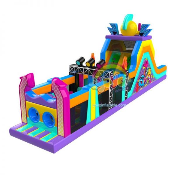 Crazy Party Two-Parts Inflatable Obstacle Course Jumper YY-OB260958 (1)