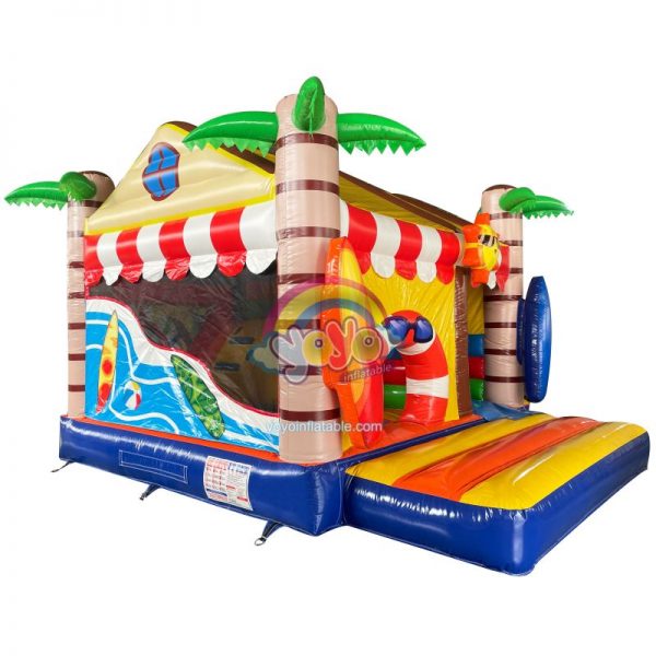 Summer Beach Small Inflatable Bounce House Slide Combo YY-CO260892 (1)