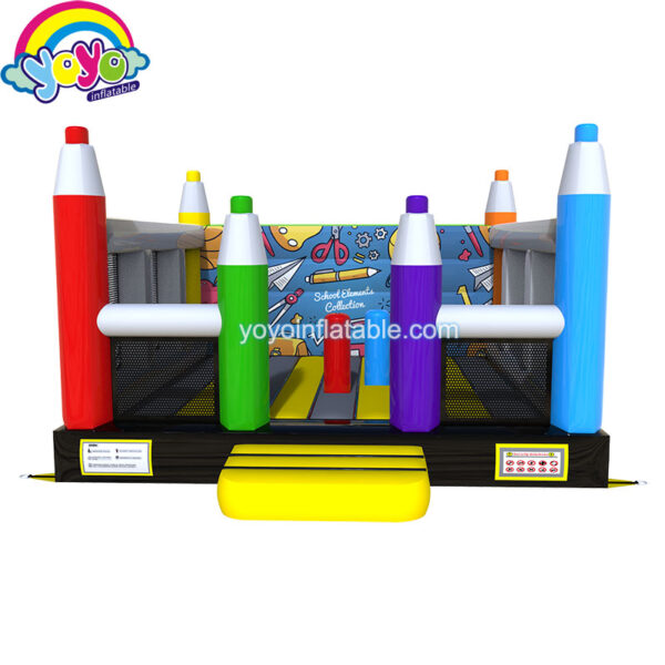 Colorful Pen Inflatable Bouncer YBO-1909 01 - yoyo inflatable